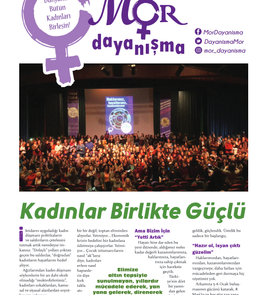 Mor Dayanışma Gazetesi Sayı 6