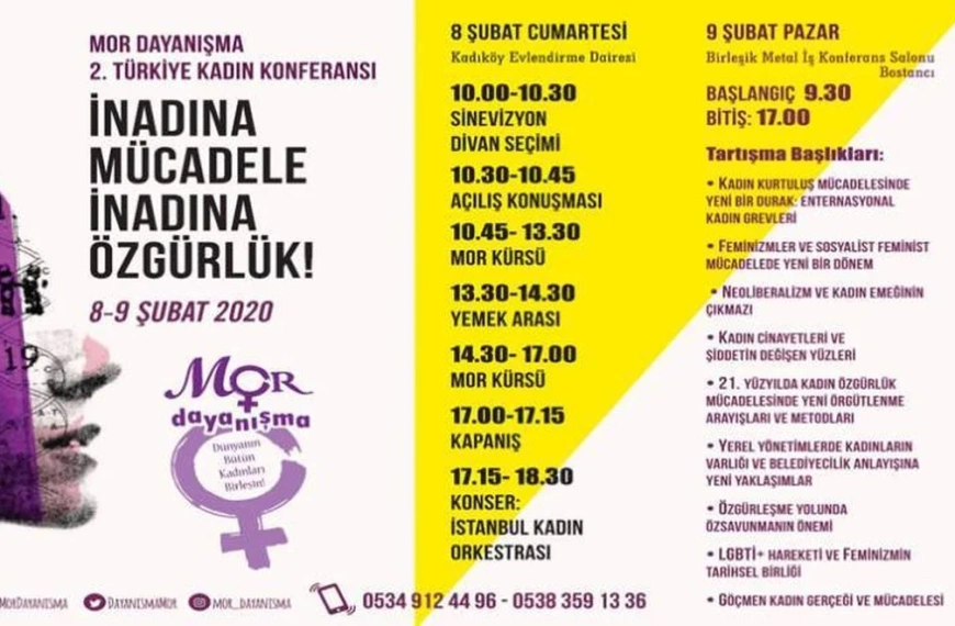 2. Türkiye Kadın Konferansı Programı 2020