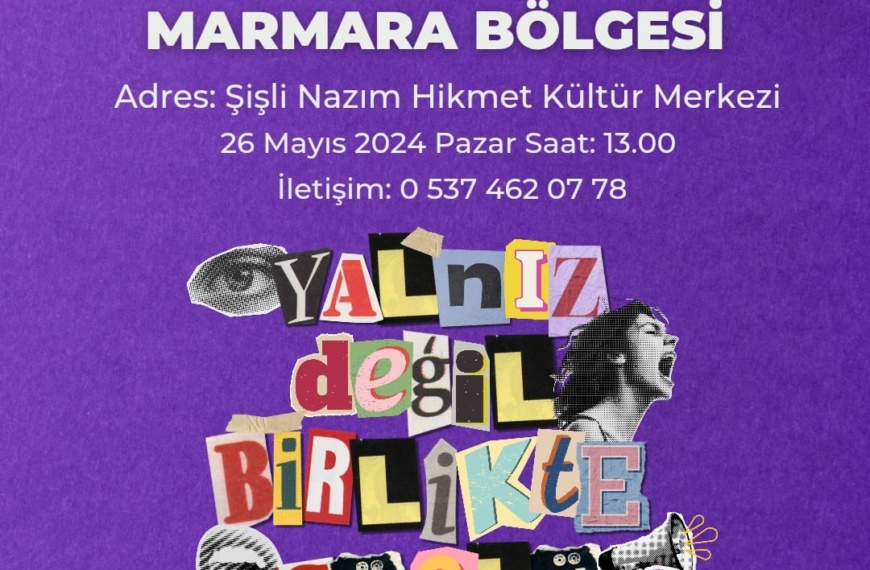4. Türkiye Kadın Konferansı 2024 Afişi (Marmara)