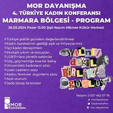 4. Türkiye Kadın Konferansı 2024 Programı (Marmara)