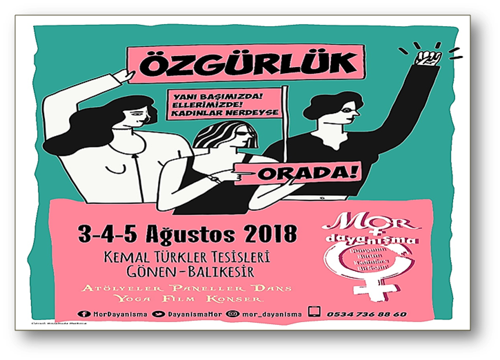 3. Yaz Kadın Kampı 2018 Afişi