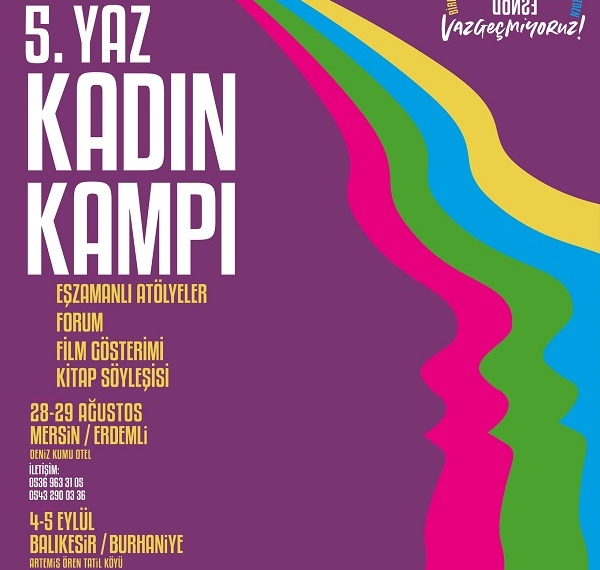 5. Yaz Kadın Kampı 2021 Afişi (Balıkesir/Burhaniye)