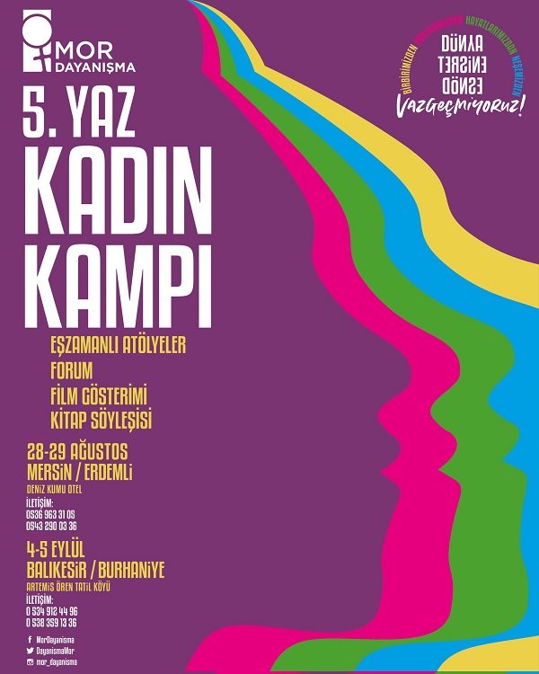 5. Yaz Kadın Kampı 2021 Afişi (Balıkesir/Burhaniye) - 5. kadin yaz kampi