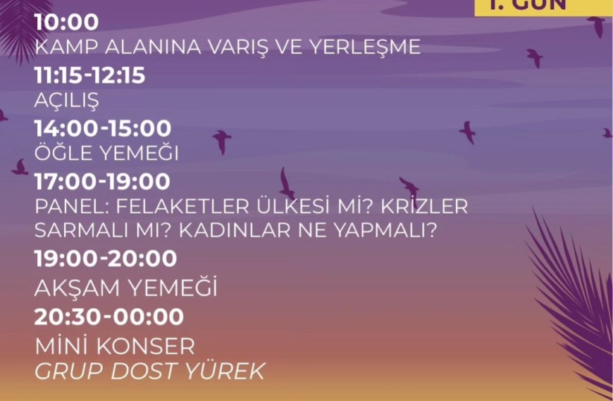 7. Yaz Kadın Kampı 2023 Ege (1. Gün)
