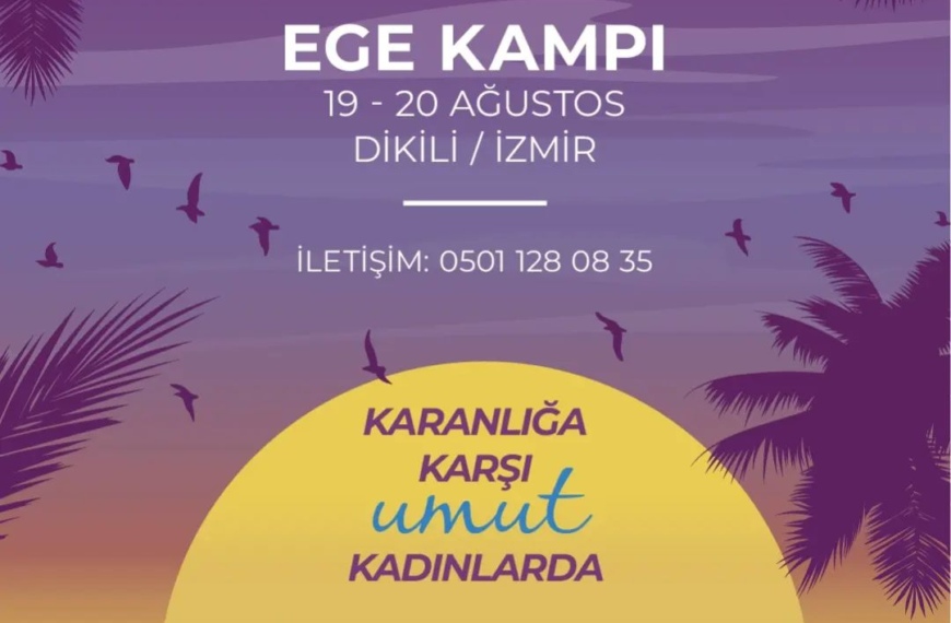 7. Yaz Kadın Kampı 2023 Afişi (Ege)