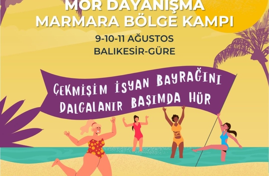 8. Yaz Kadın Kampı 2024 Afişi (Marmara)