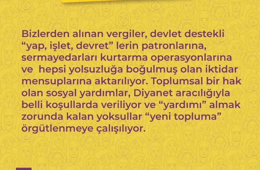 2022 Konferansına Giderken Talepler (2. Metin)