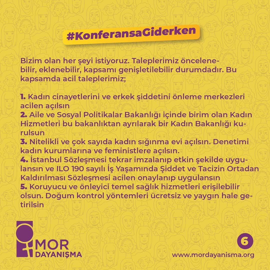 2022 Konferansına Giderken Talepler (6. Metin) - konferansa giderken 2022 6