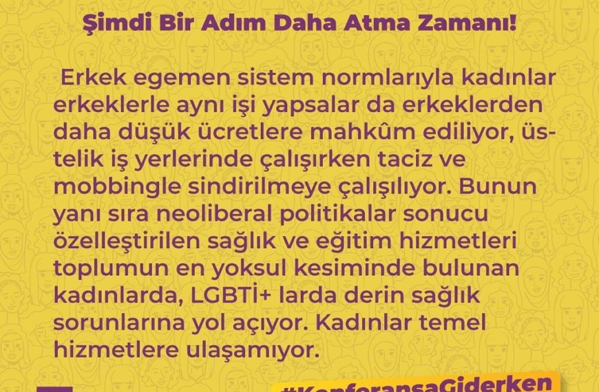 2022 Konferansına Giderken Talepler (1. Metin)