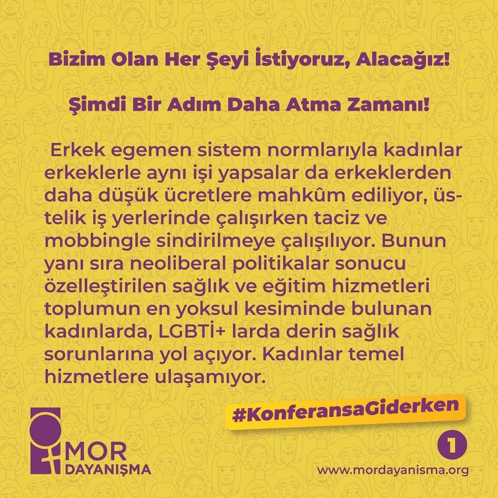 2022 Konferansına Giderken Talepler (1. Metin) - konferansa giderken 2022