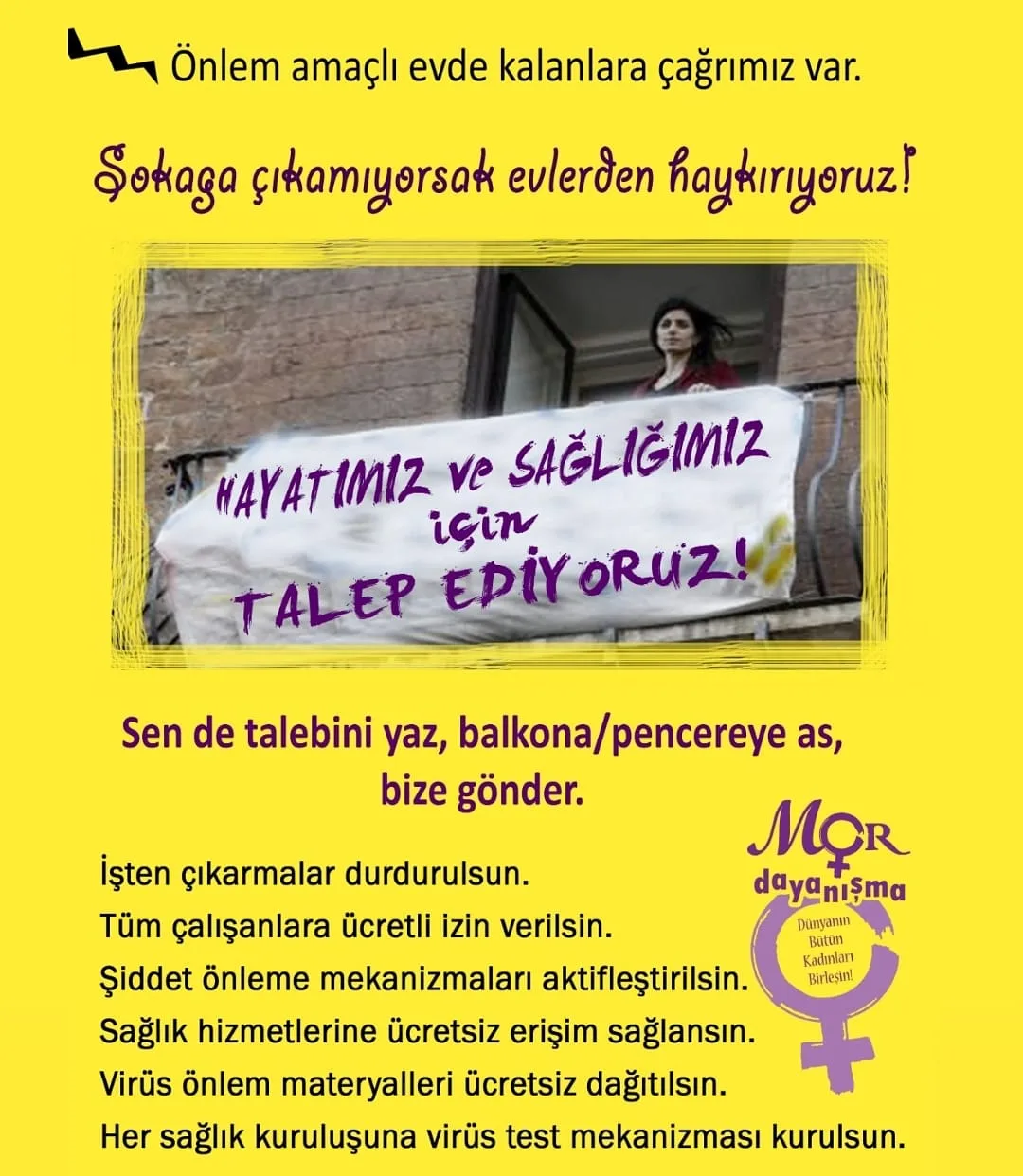 Evlerden Haykırıyoruz - 2020 kampanya