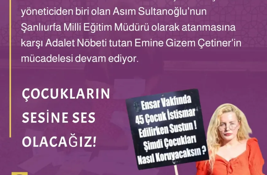 Emine Gizem Çetiner – Adalet Nöbeti