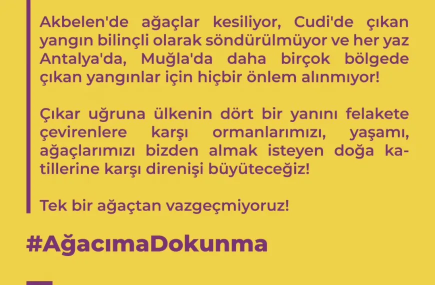Doğa Talanına Karşı