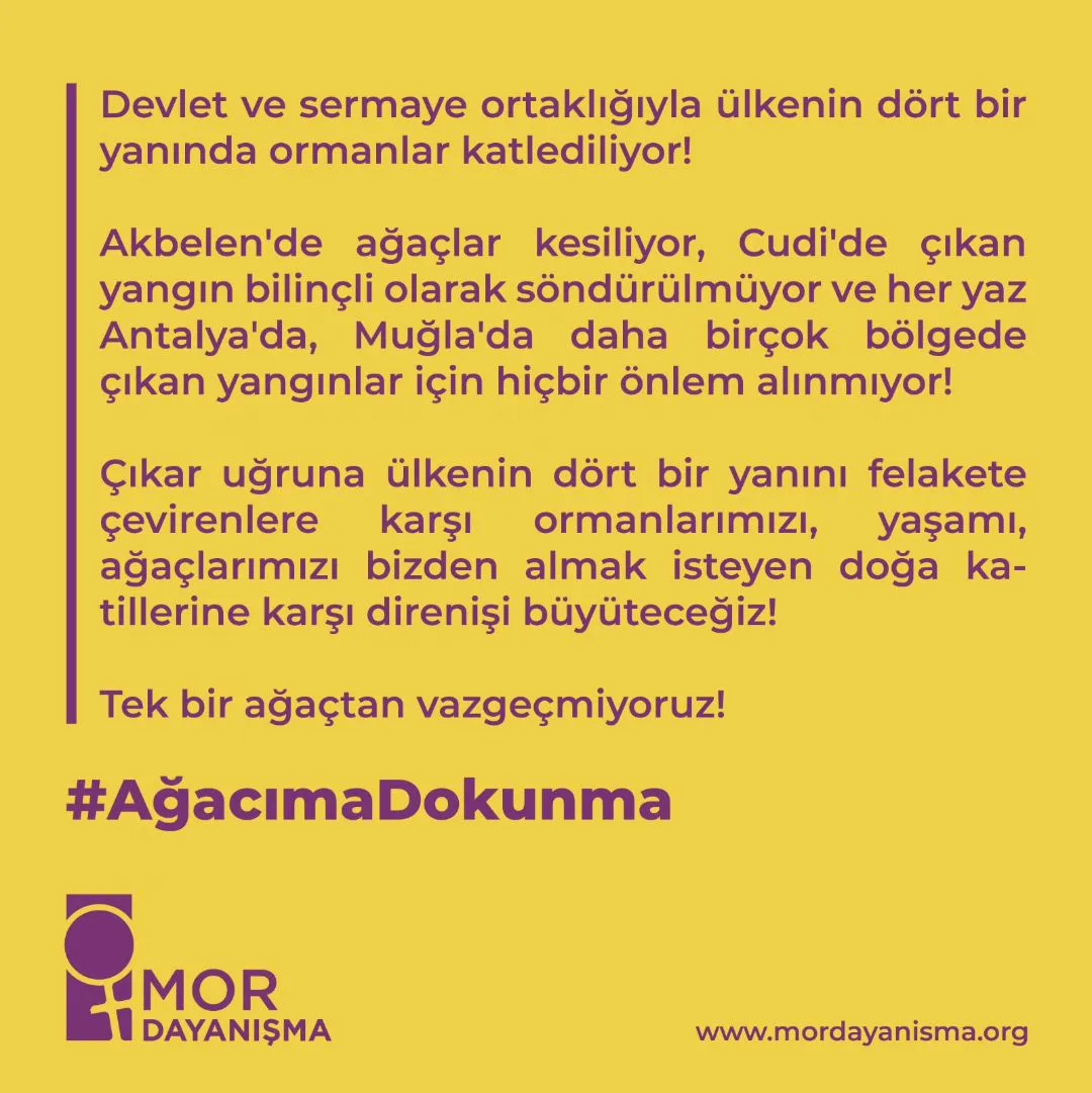 Doğa Talanına Karşı - Temmuz 2023