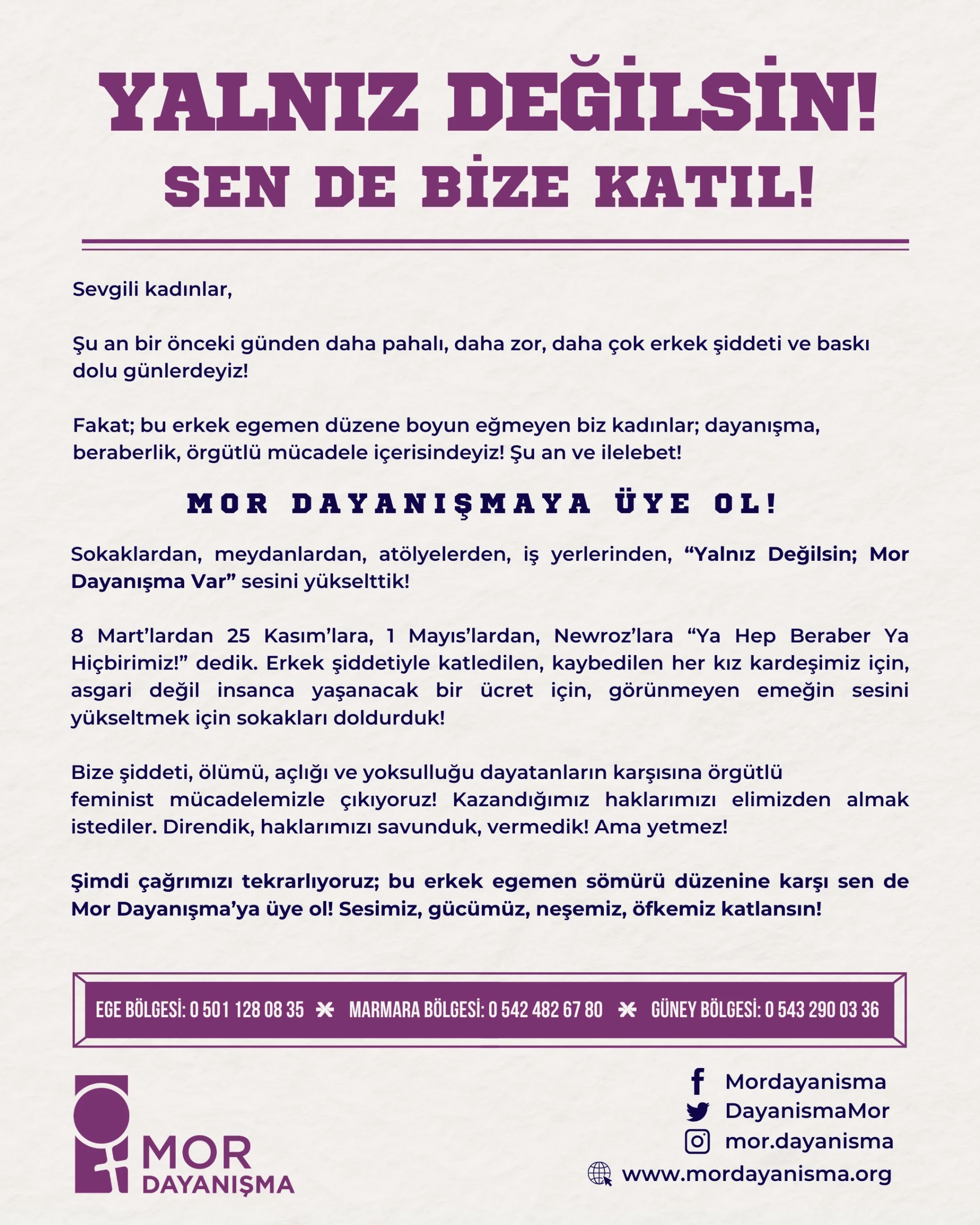 Üye Ol Bildirisi