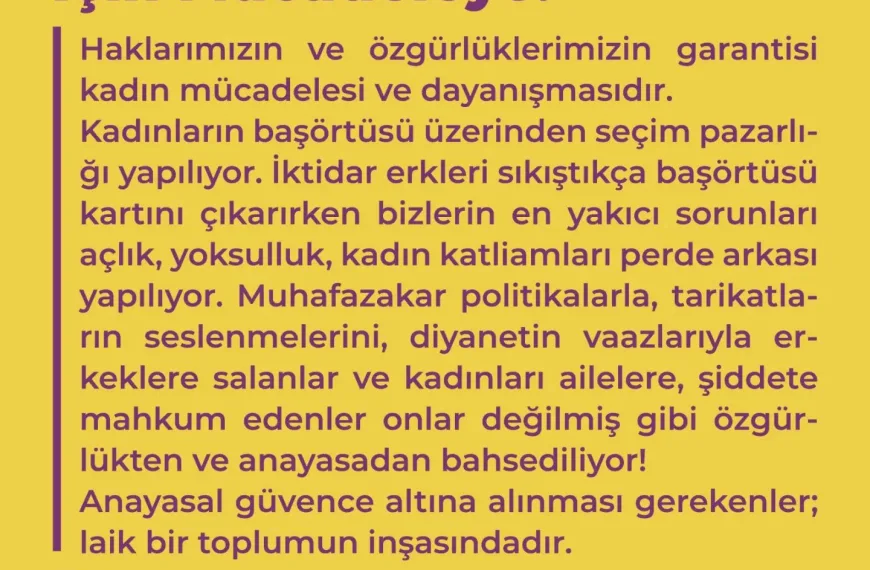 Laik Bir Toplum için 1