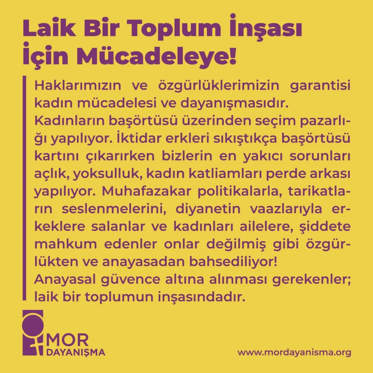 Laik Bir Toplum için 1 - ekim 2022 2