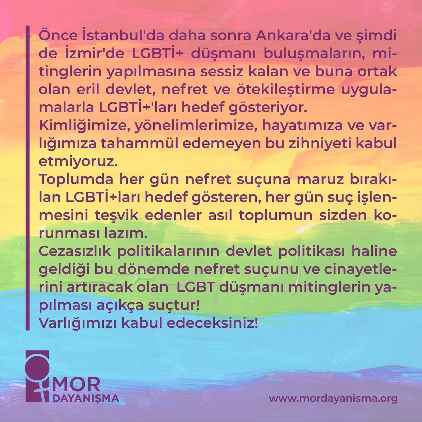 LGBTİ+ Düşmanlığına Karşı