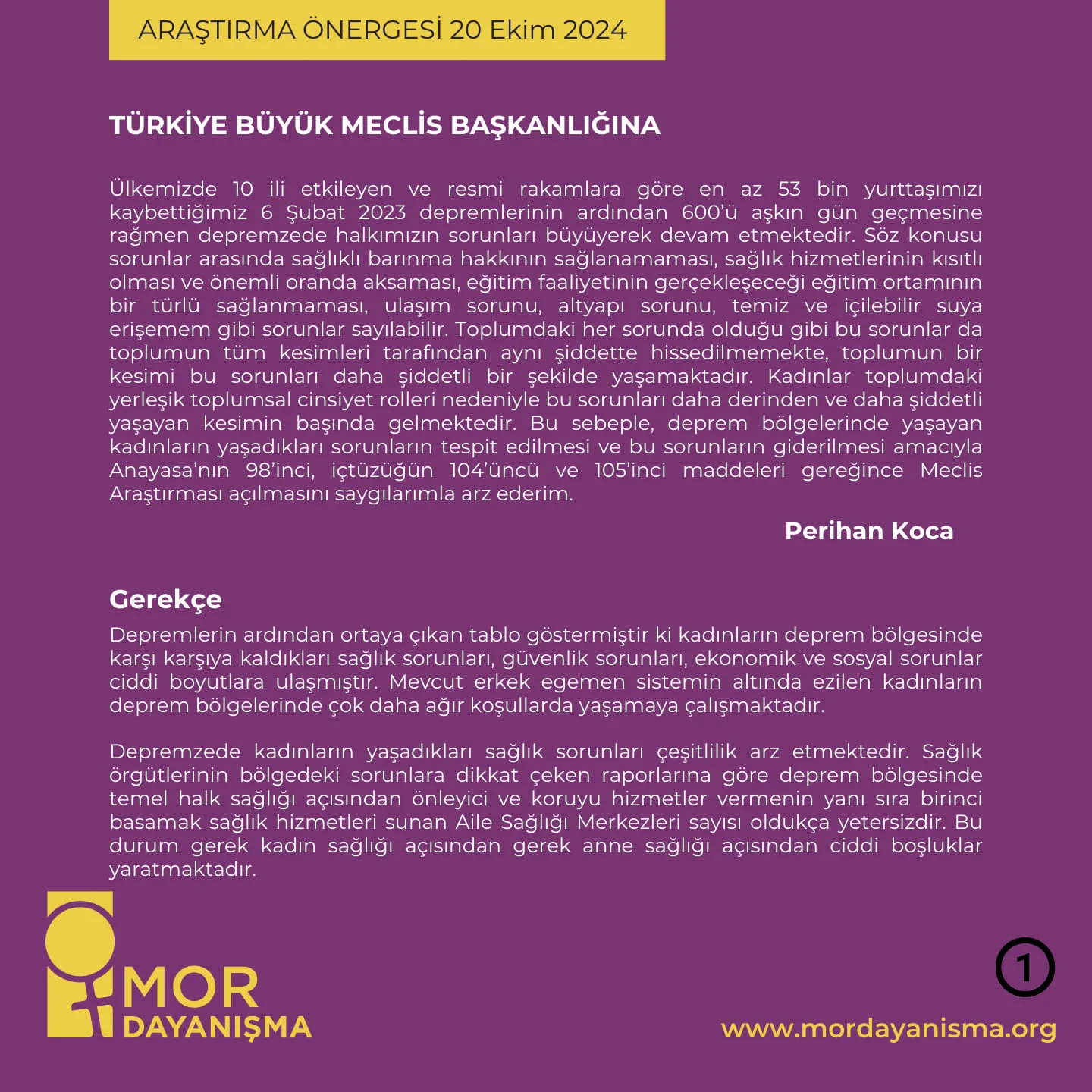Araştırma Önergesi 2