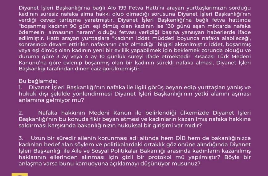 Soru Önergesi 1