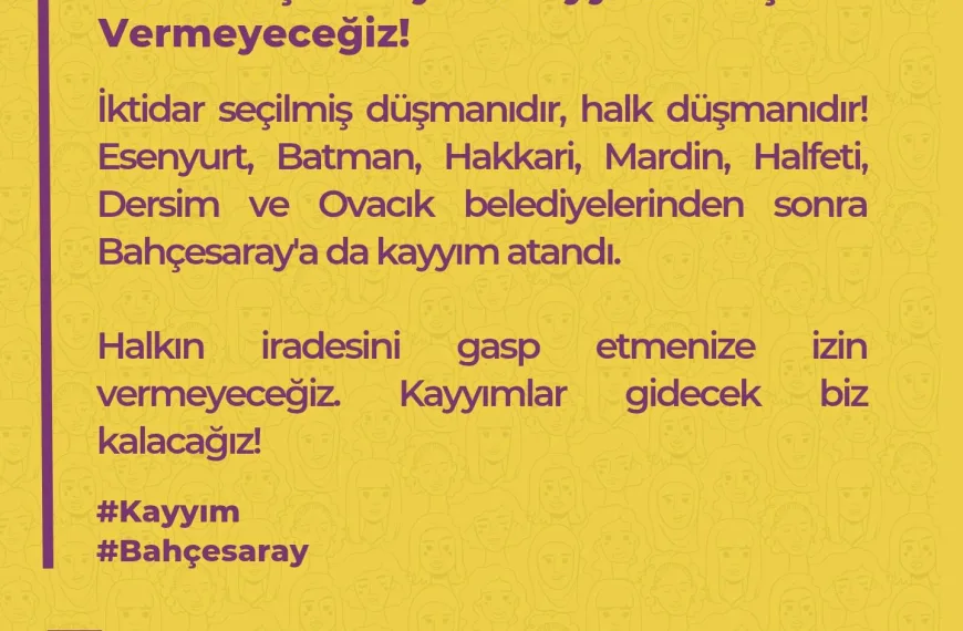 Kayyıma Karşı 1