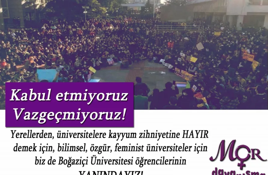 Boğaziçi Üniversitesi-Kayyuma Hayır