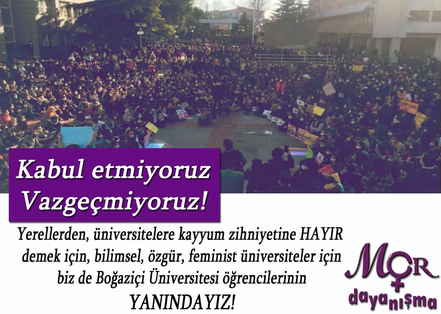 Boğaziçi Üniversitesi-Kayyuma Hayır - ocak 2021 1