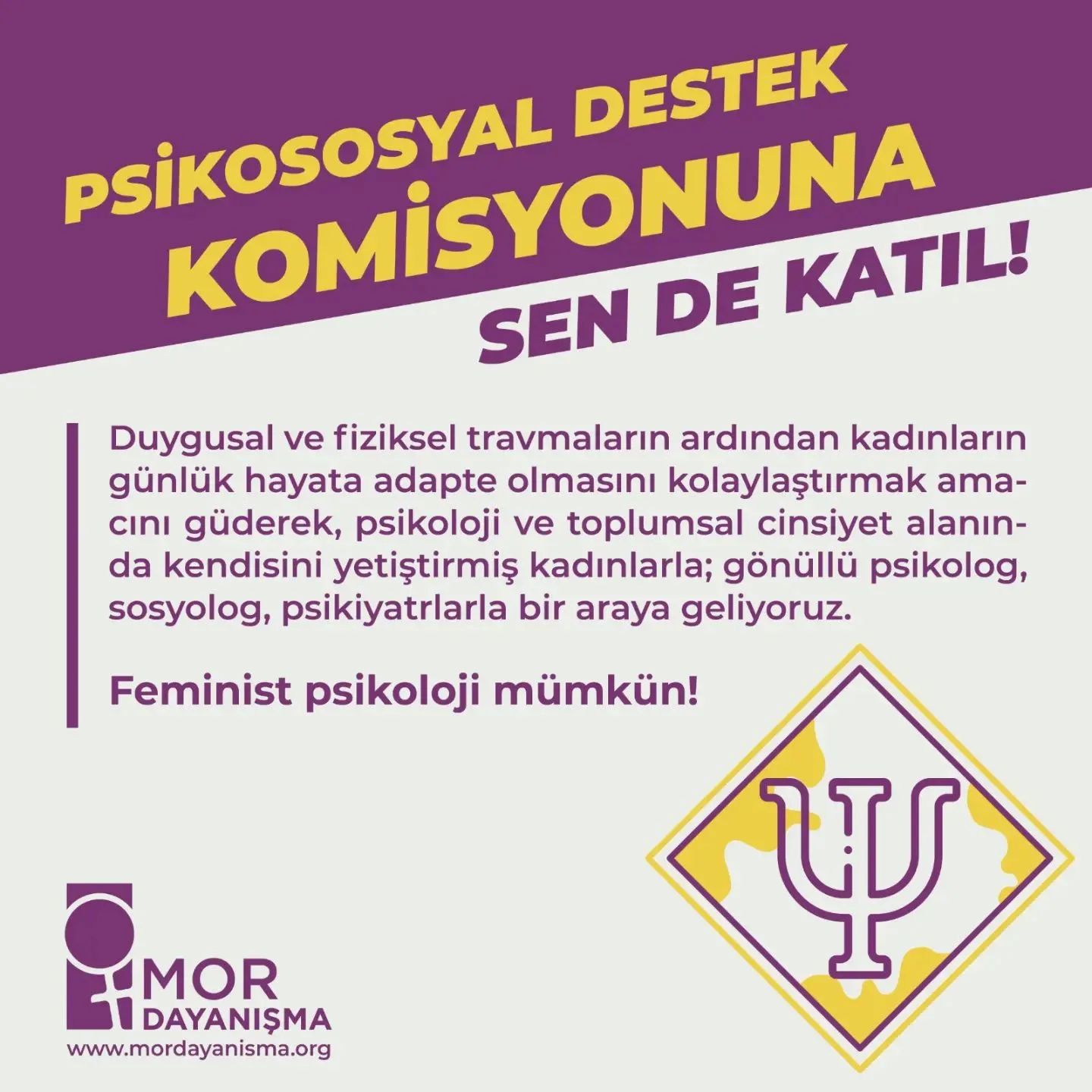 Psikososyal Destek Komisyonuna Katıl 2025